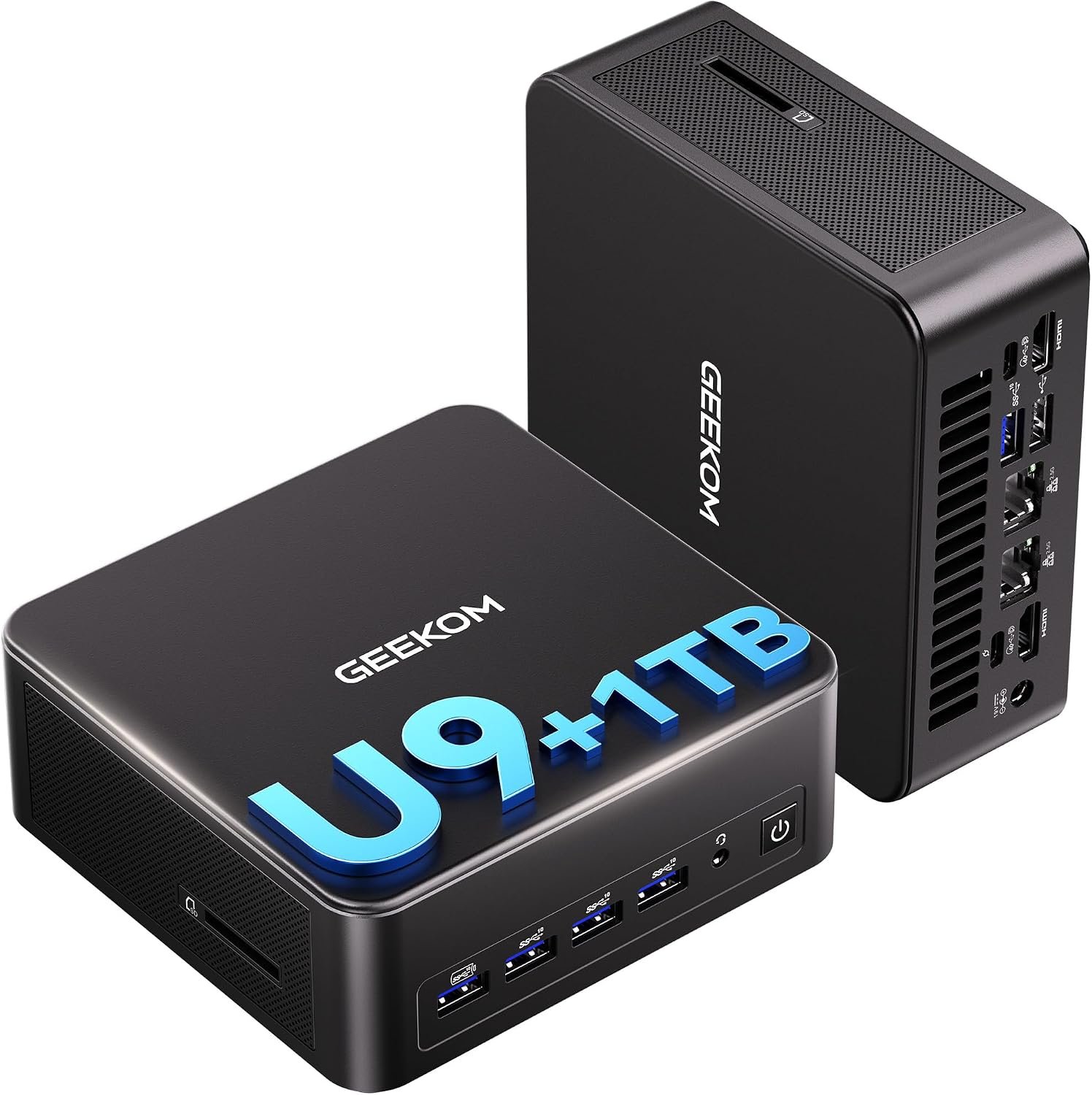 GEEKOM IT13 MAX AI Mini PC, Intel Ultra 9 185H (65W), DDR5 16GB 1TB SSD